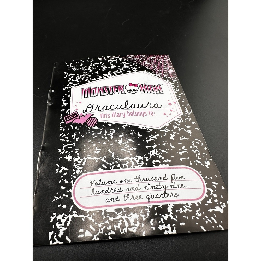 Draculaura G1 First Wave Diary 2010 1st Edition